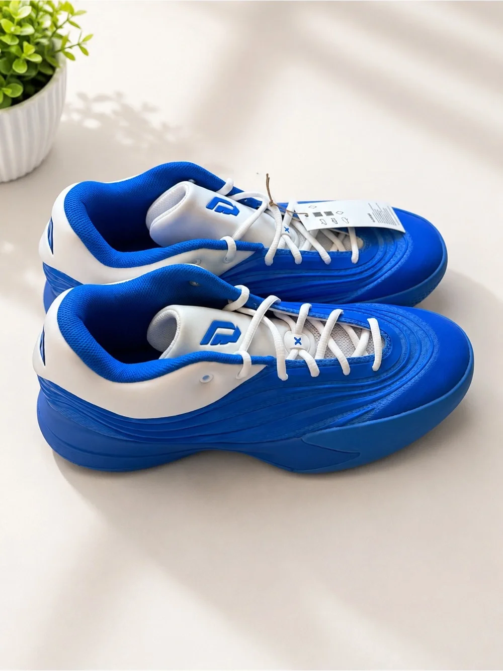 Adidas Dame X Basketball Shoes Blue White Men’s Size 10.5 Athletic Sneakers